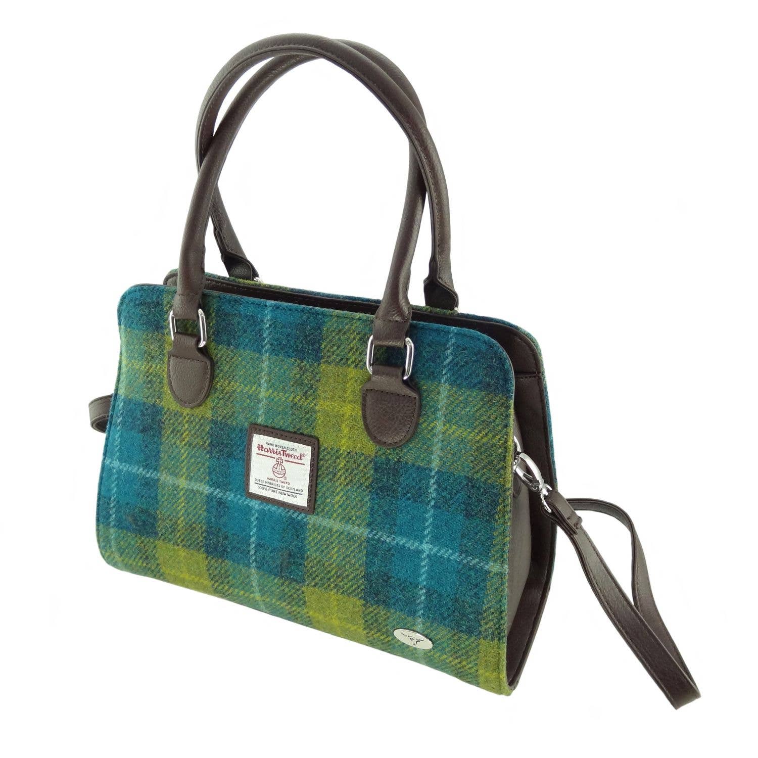 Glen Appin Harris Tweed 'Findhorn' Midi Tote Bag LB1227