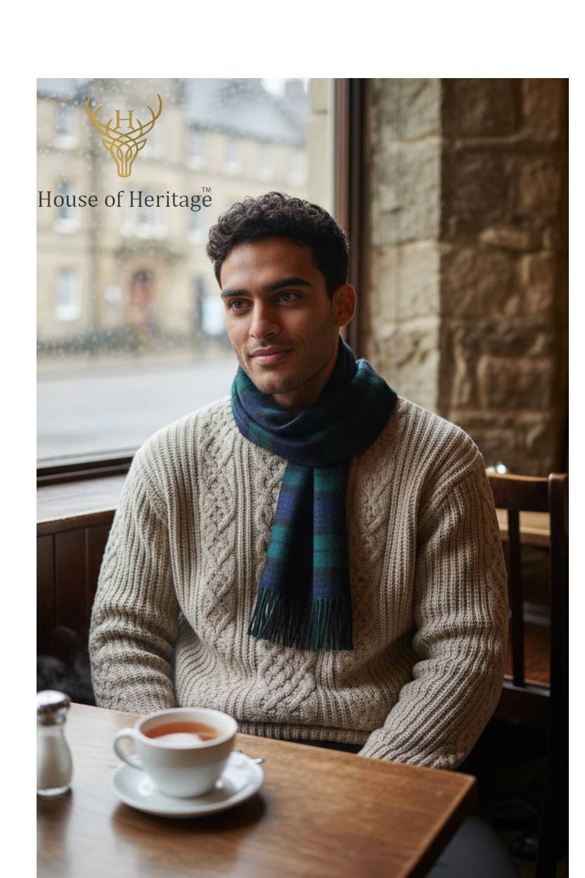 The Black Watch Exploded Tartan - 100% Lambswool Scarf