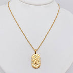 Zodiac Design 18K Gold Plated 12 Constellation Necklace -FGS