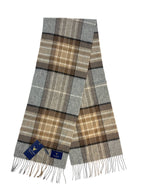 MacKellar Clan Natural Tartan - 100% Lambswool Scarf