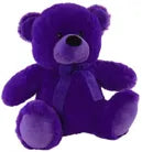 Silver 18cm bear jelly plush toy by Elka Australia
