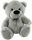 Silver 23cm bear jelly plush toy by Elka Australia