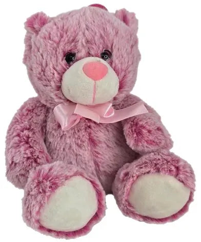 Pink bear mochi soft plush toy by Elka Australia