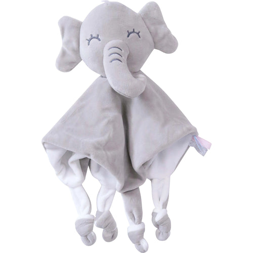 LaVida Trading elephant baby comfort blankie plush