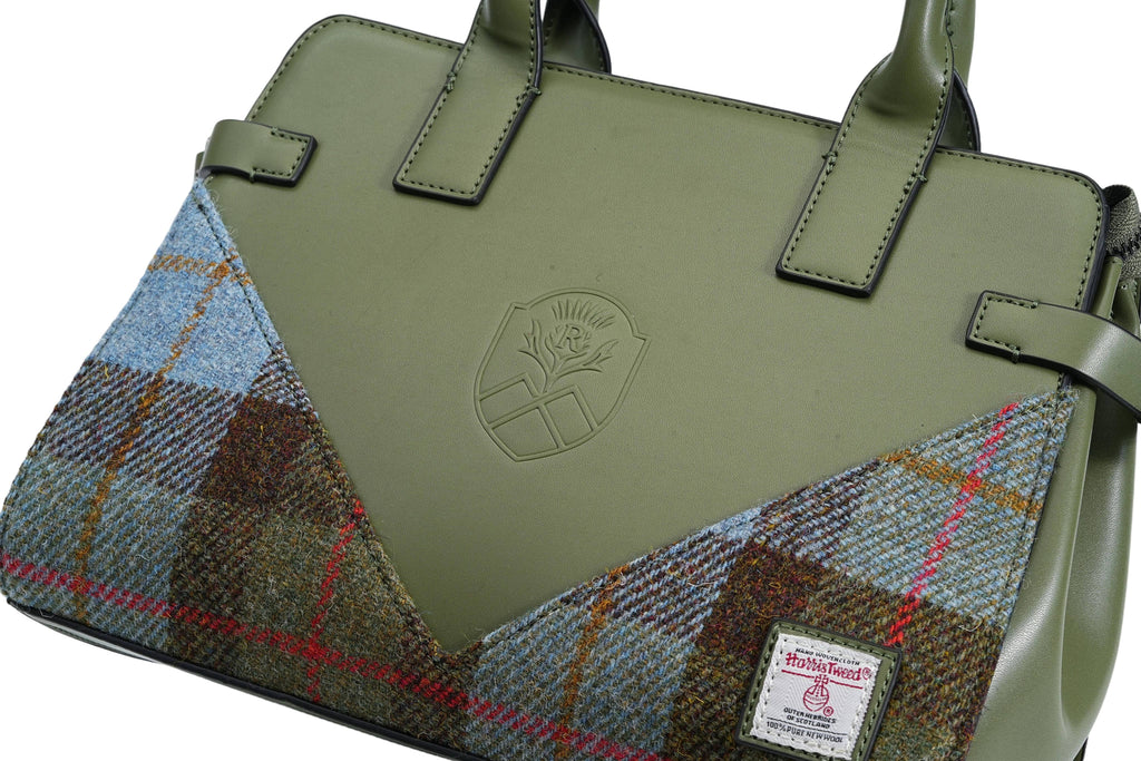 Harris Tweed Medium Satchel Grap Bag