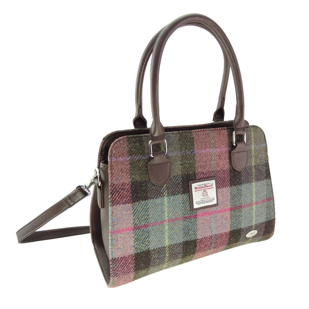 Glen Appin Harris Tweed 'Findhorn' Midi Tote Bag LB1227