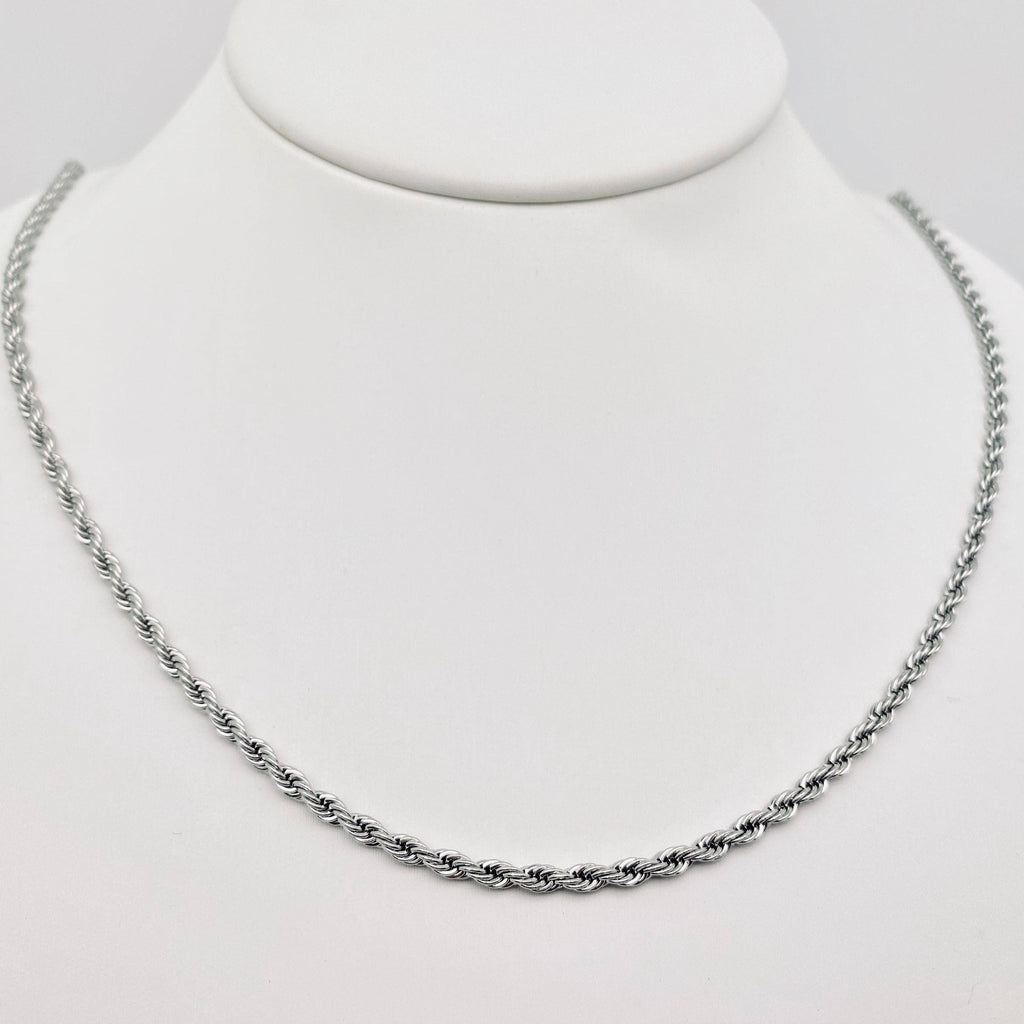 Stainless Steel Twist Chain Necklace - MJ/MNP