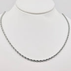 Stainless Steel Twist Chain Necklace - MJ/MNP
