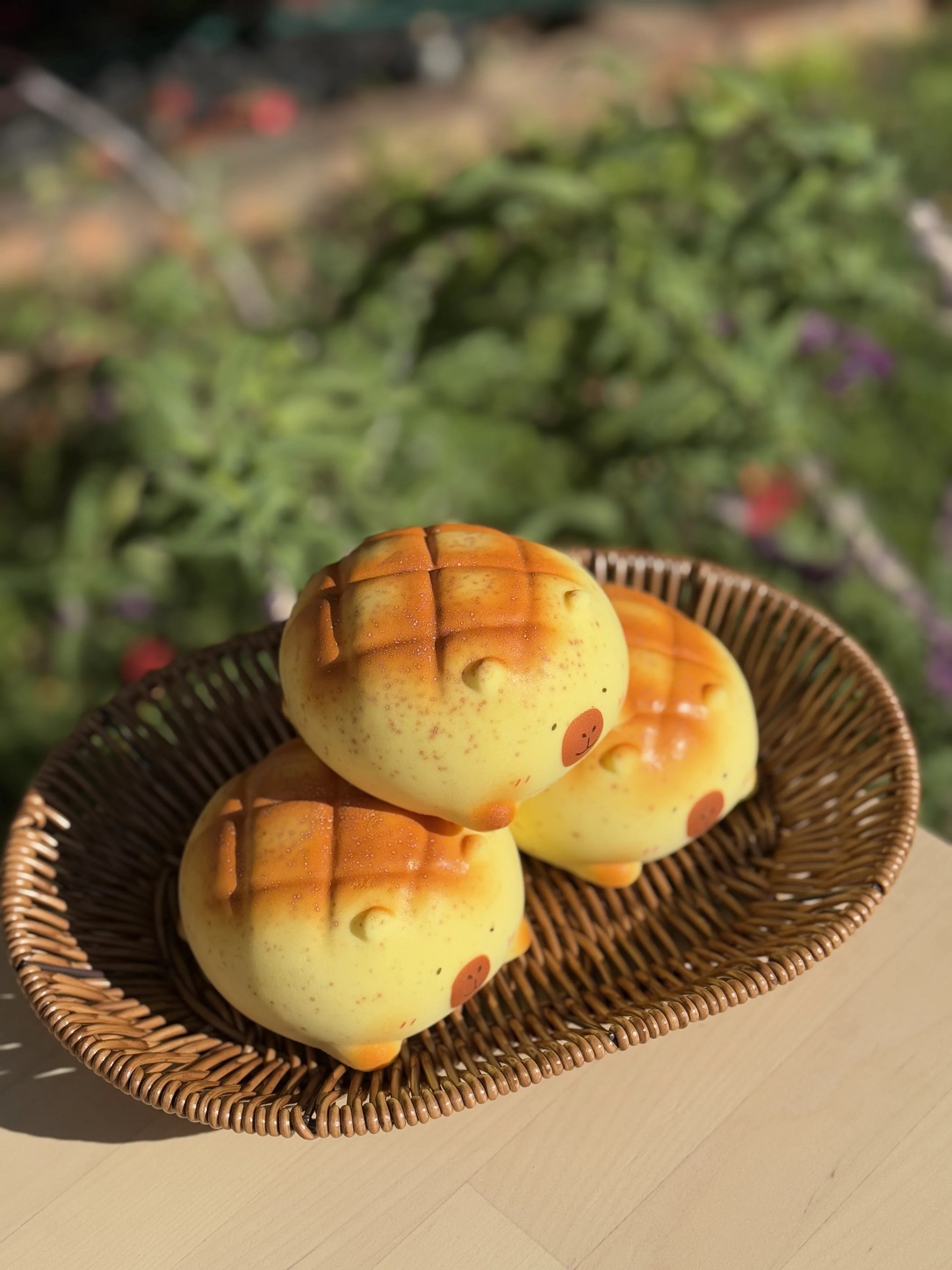 Capybara with pineapple squishy toy