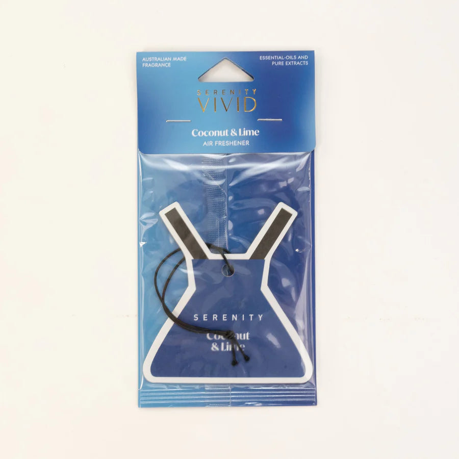 Coconut & Lime Air Freshener scented car and home air freshener by Home Fragrance Co