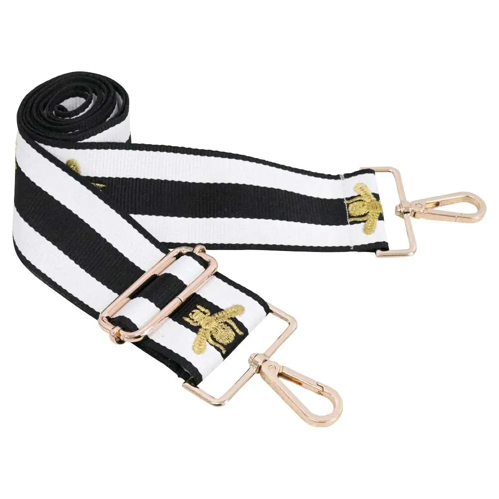 LaVida Trading bee design cross body bag strap