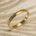Csilla Twinkle Gold Bangle ladies jewellery by FAYA & CO