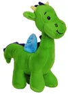 Green dragon soft plush toy 27cm by Elka Australia