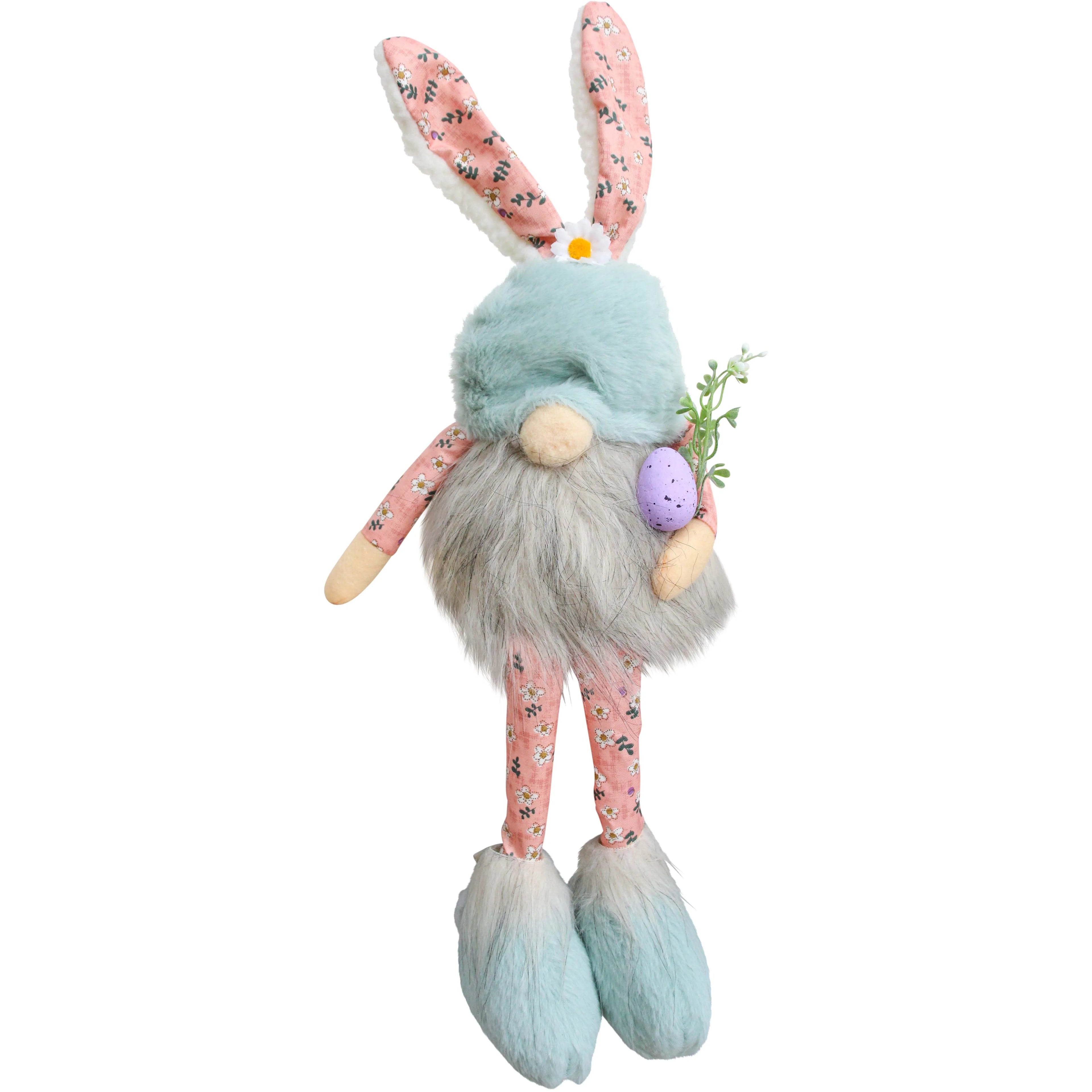 Led Easter Gnome Billy soft plush toy by LaVida Trading
