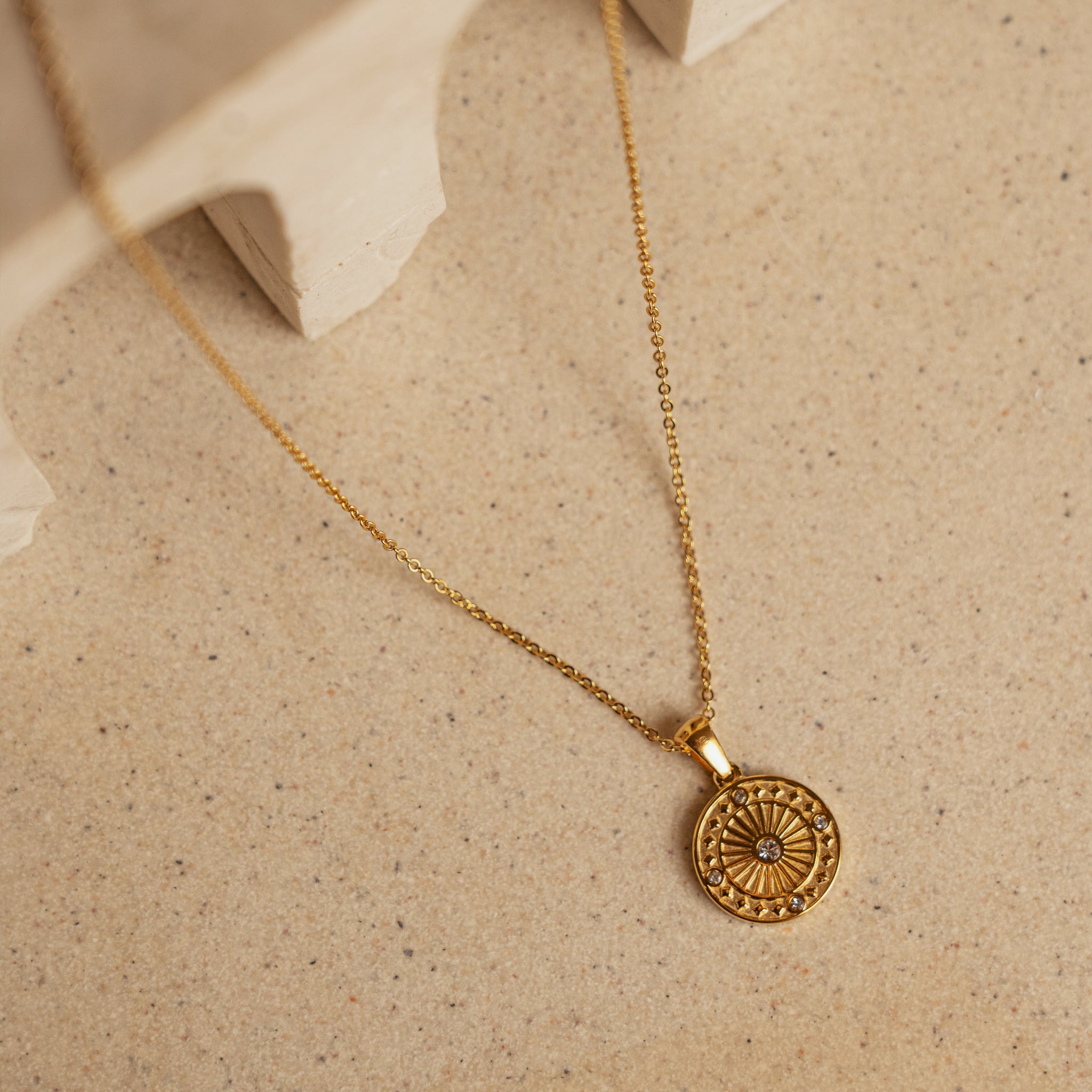 Elina Clear Zirconia Necklace ladies jewellery by FAYA & CO