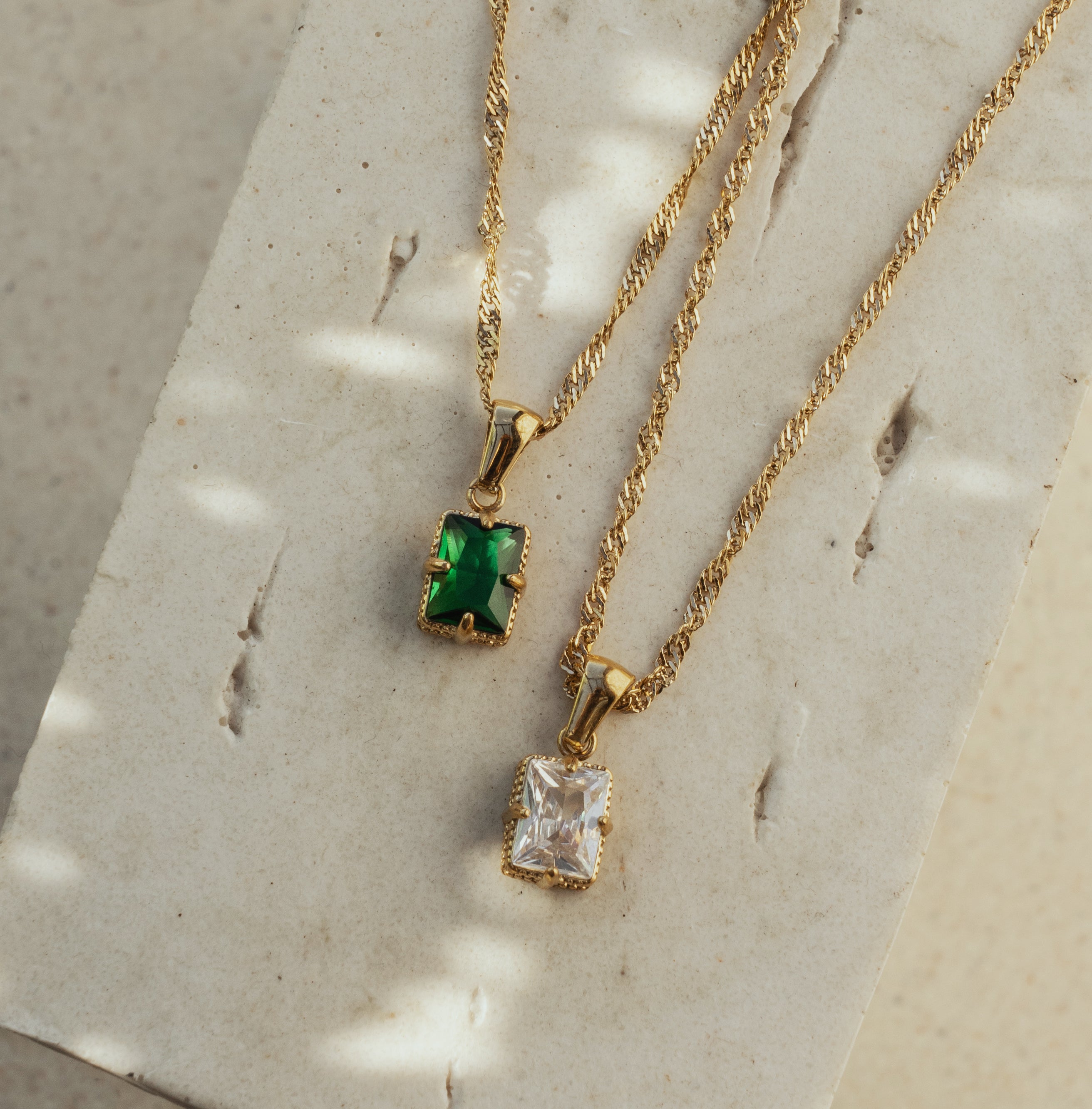 Elodie Emerald Neck ladies jewellery by FAYA & CO