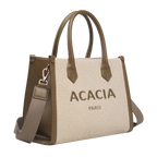 Acacia Emma Tote handbag in Dark Beige