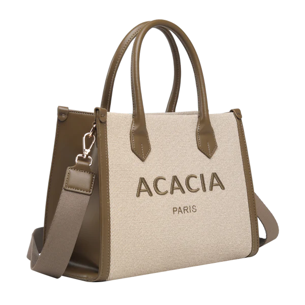 Acacia Emma Tote handbag in Dark Beige