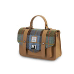 The Leather Medium Satchel - Islander Check