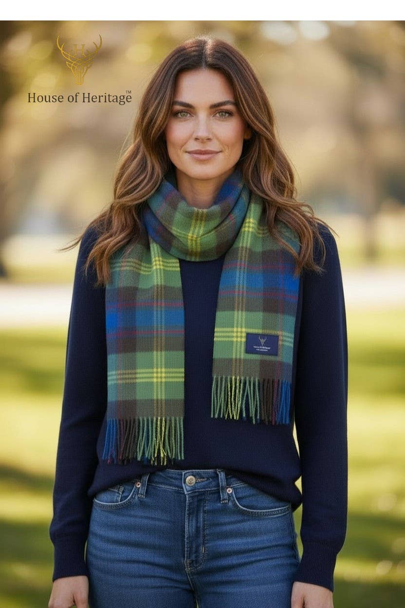 Watson Clan Tartan - 100% Lambswool Scarf