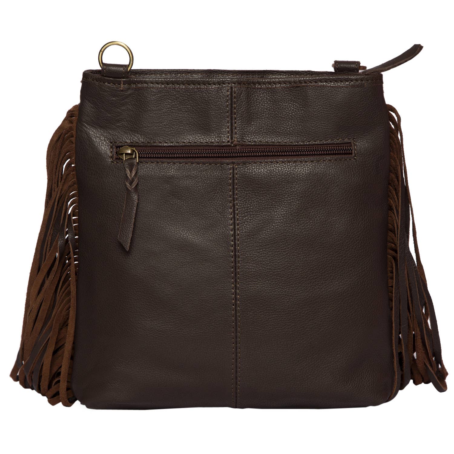 Hand Painted Tooling Lthr Sling Cowhide Bag - Clarence (AB72