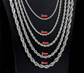 Stainless Steel Twist Chain Necklace - MJ/MNP