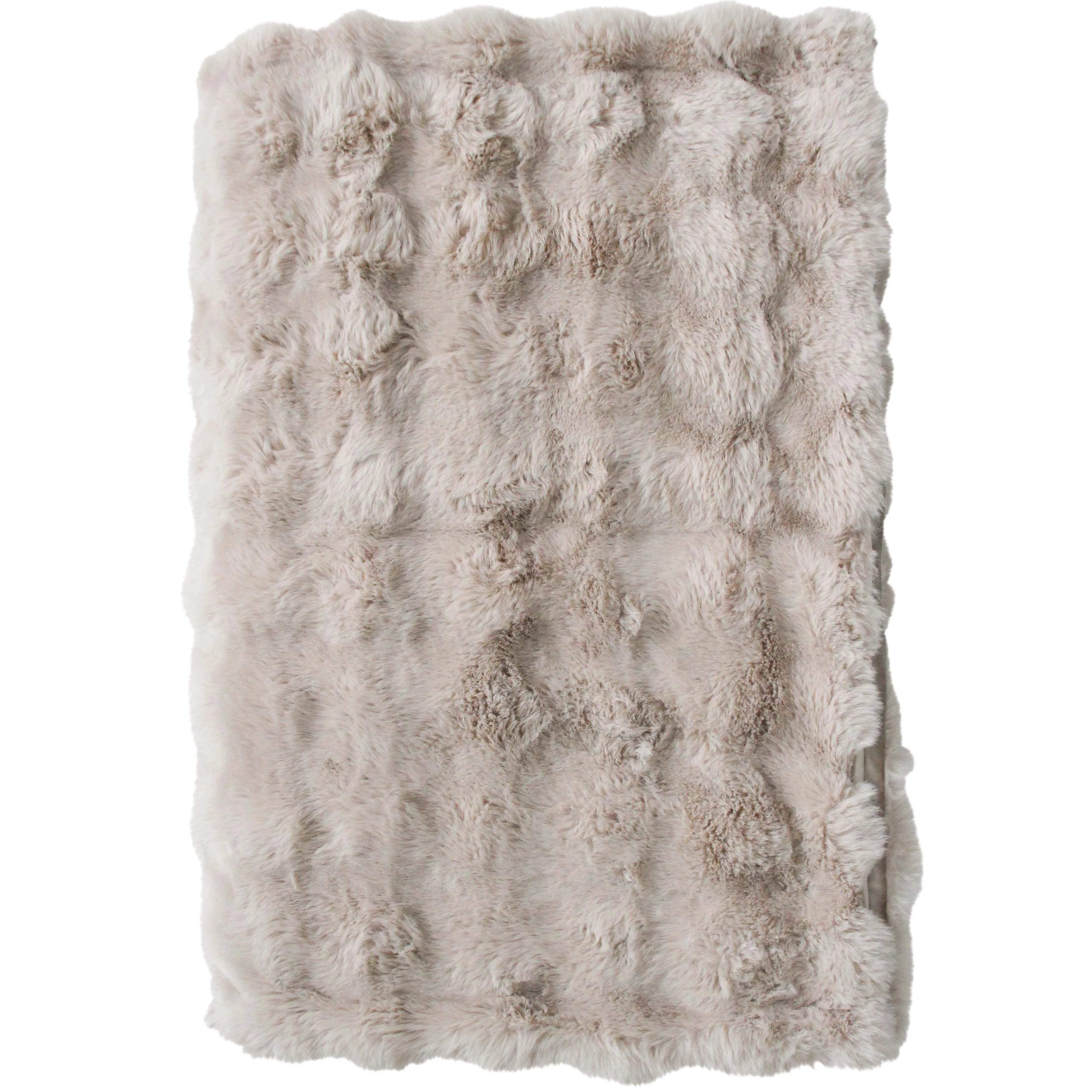 Blanket Lux Faux Fur Fawn 150x200 luxury faux fur by LaVida Trading