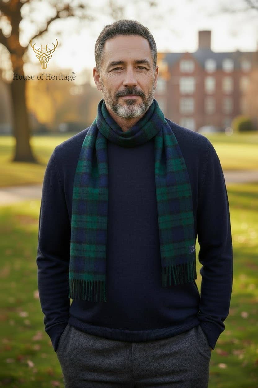 Blackwatch Clan Tartan - 100% Lambswool Scarf