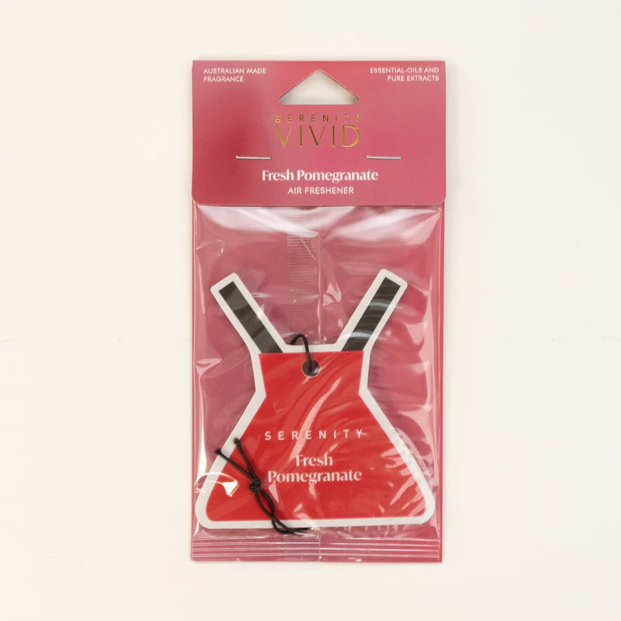 Fresh Pomegranate Air Freshener scented car and home air freshener by Home Fragrance Co