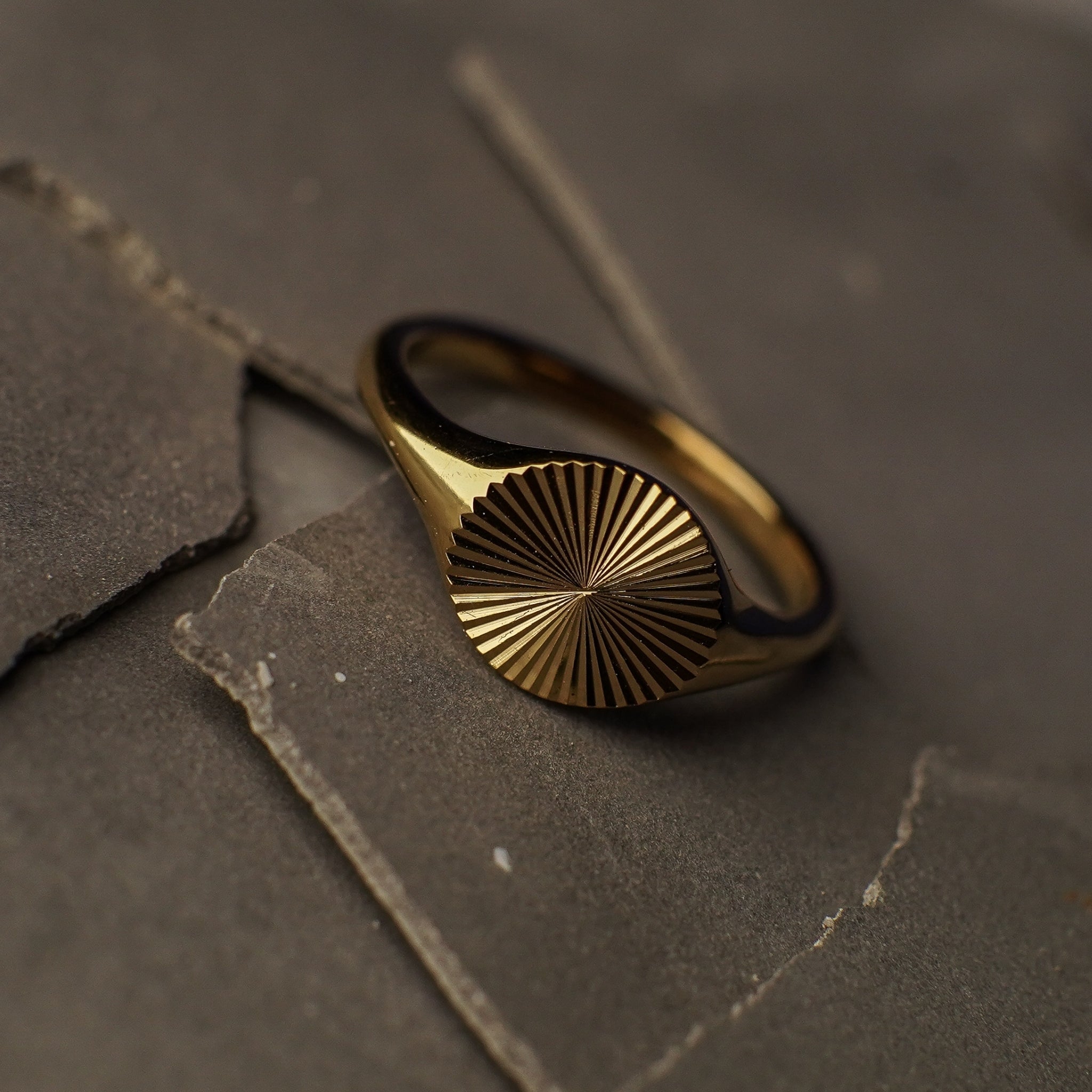 Gaia Signet Ring ladies jewellery by FAYA & CO