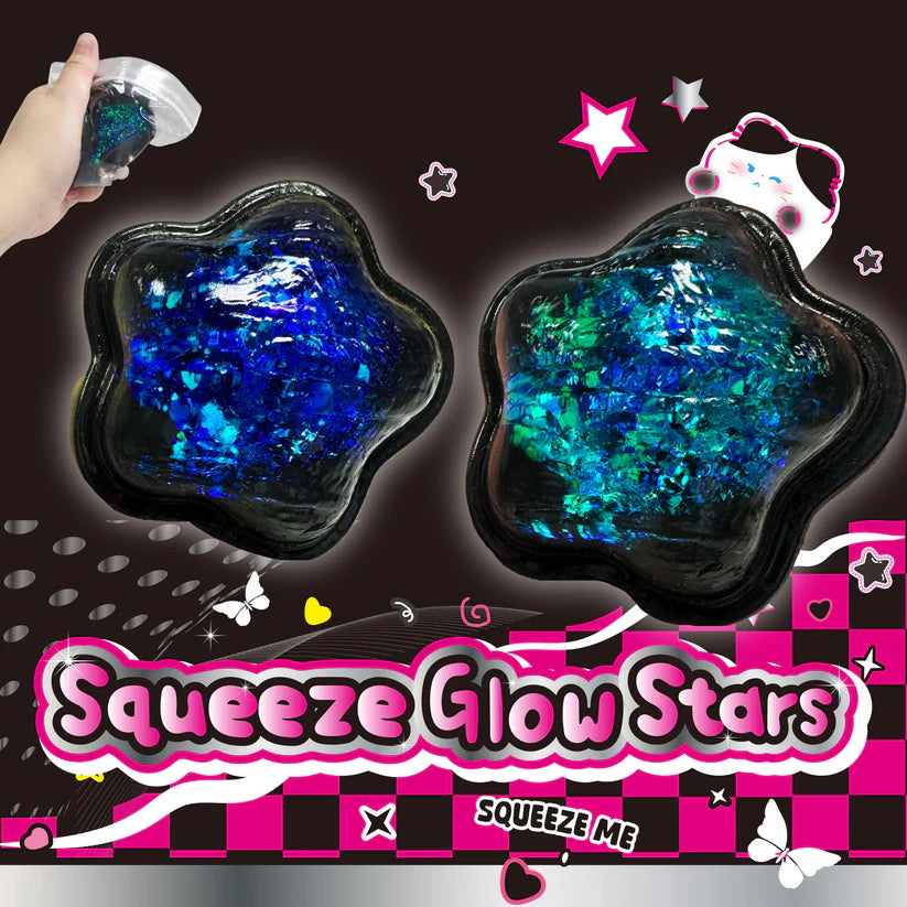 Glow star squeeze toy by Kenisy