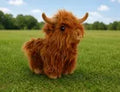 Highland cow soft plush toy 25cm by Elka Australia