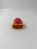 Strawberry ice cream toast squishy toy