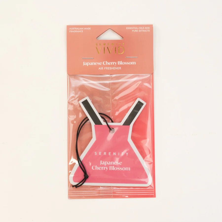 Japanese Cherry Blossom Air Freshener scented car and home air freshener by Home Fragrance Co