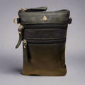 Greenwood Kempsey Leather Sling Bag - Black
