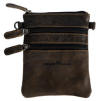 Greenwood Kempsey Leather Sling Bag - Brown