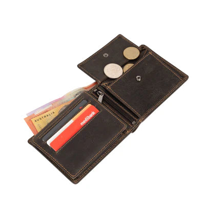 GW 2171 Leather Wallet Brn