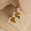Luba Heart Hoop Earrings ladies jewellery by FAYA & CO