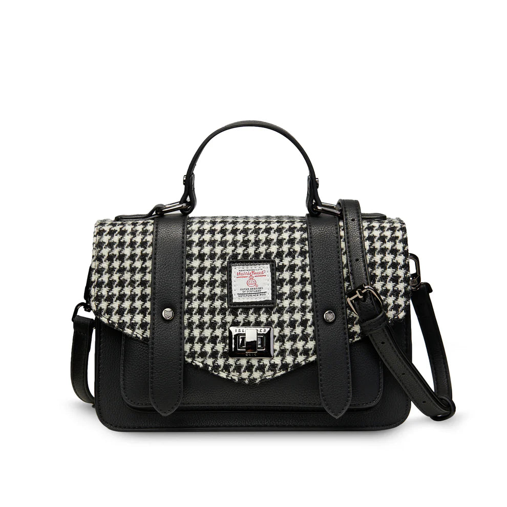 Islander Medium Satchel in Blue Tartan