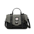 Islander Medium Satchel in Blue Tartan