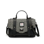 Islander Medium Satchel in Blue Tartan