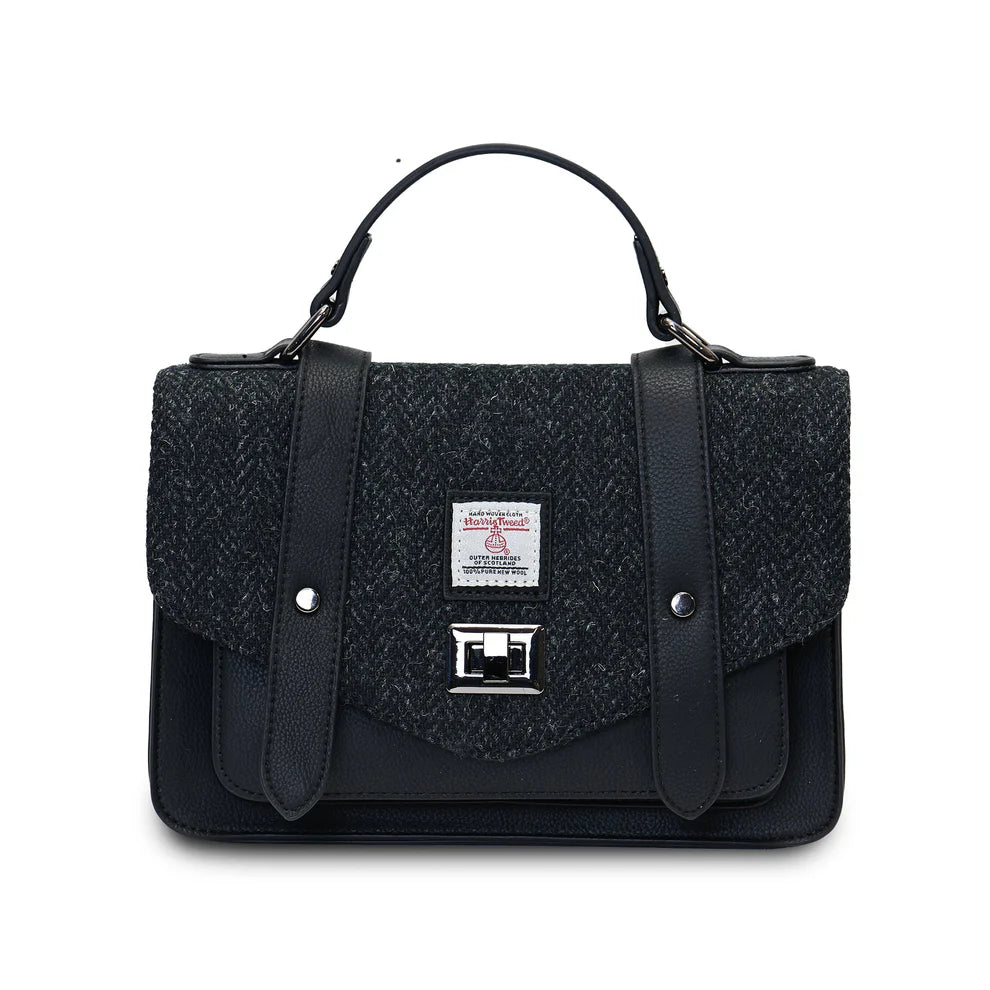 Islander Medium Satchel in Chestnut Tartan