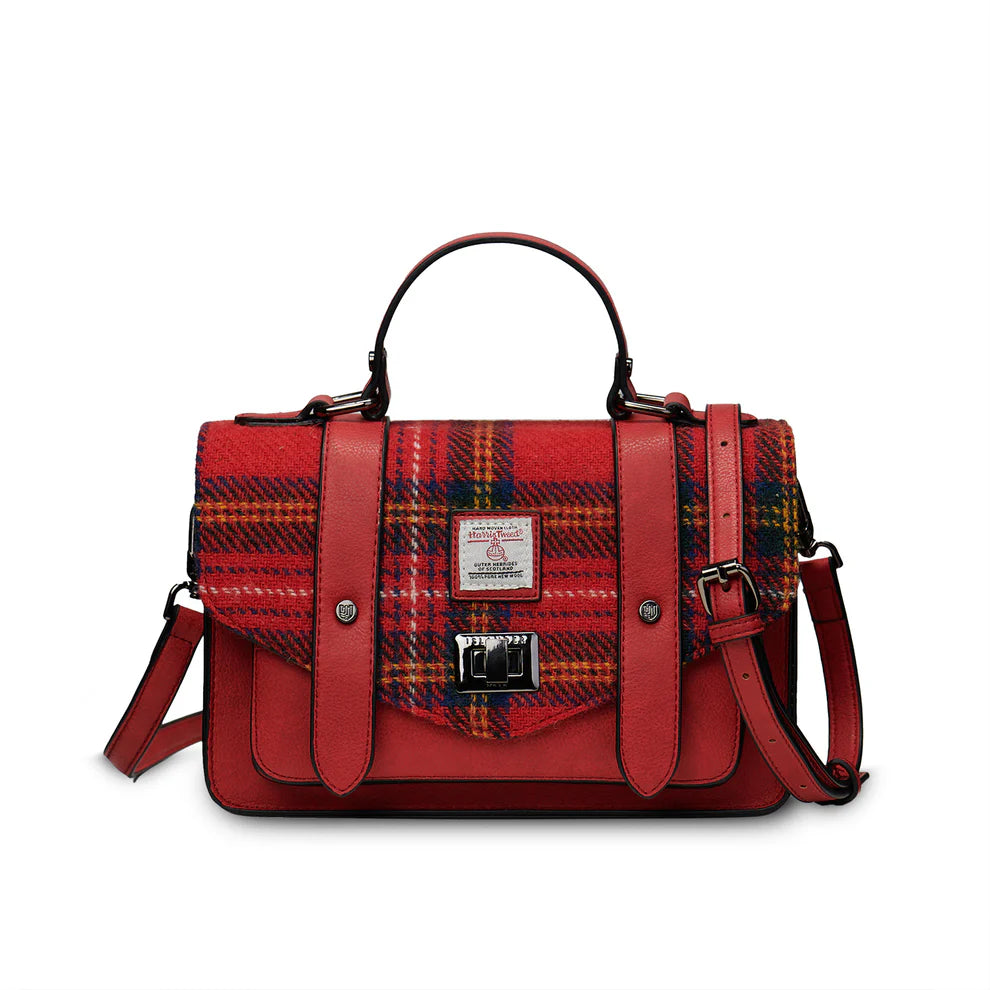 Islander Medium Satchel in Navy Beige