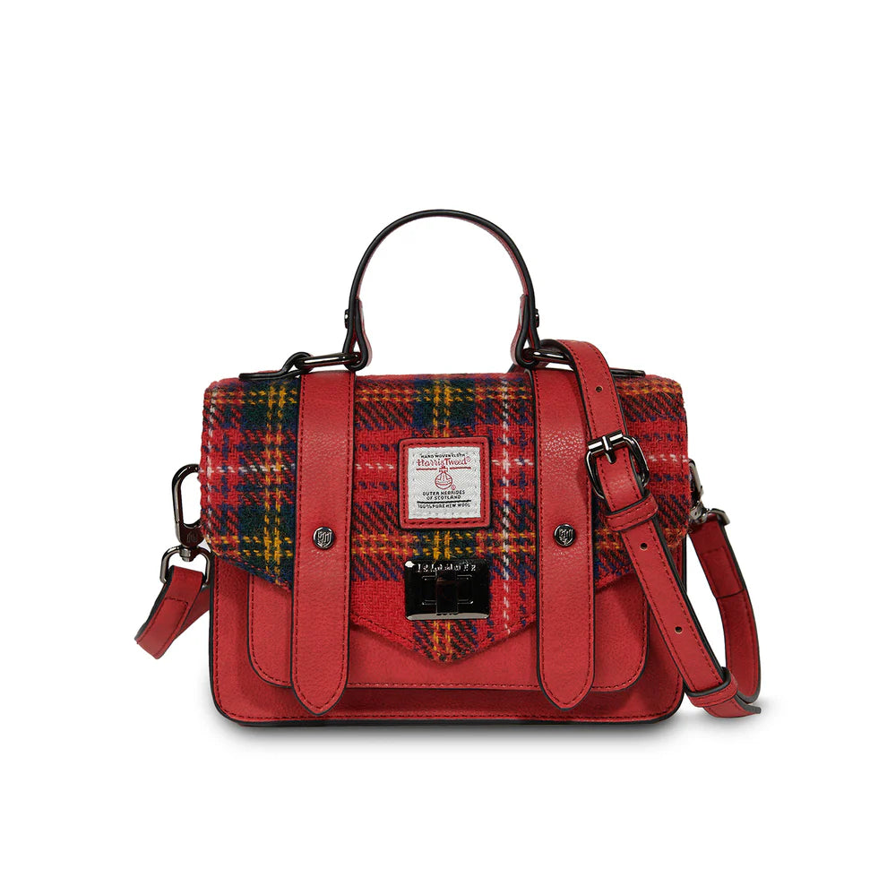 Islander Mini Satchel in Pink Green
