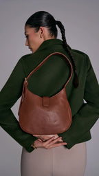 Outback Arc leather crossbody bag by Bark And Bison