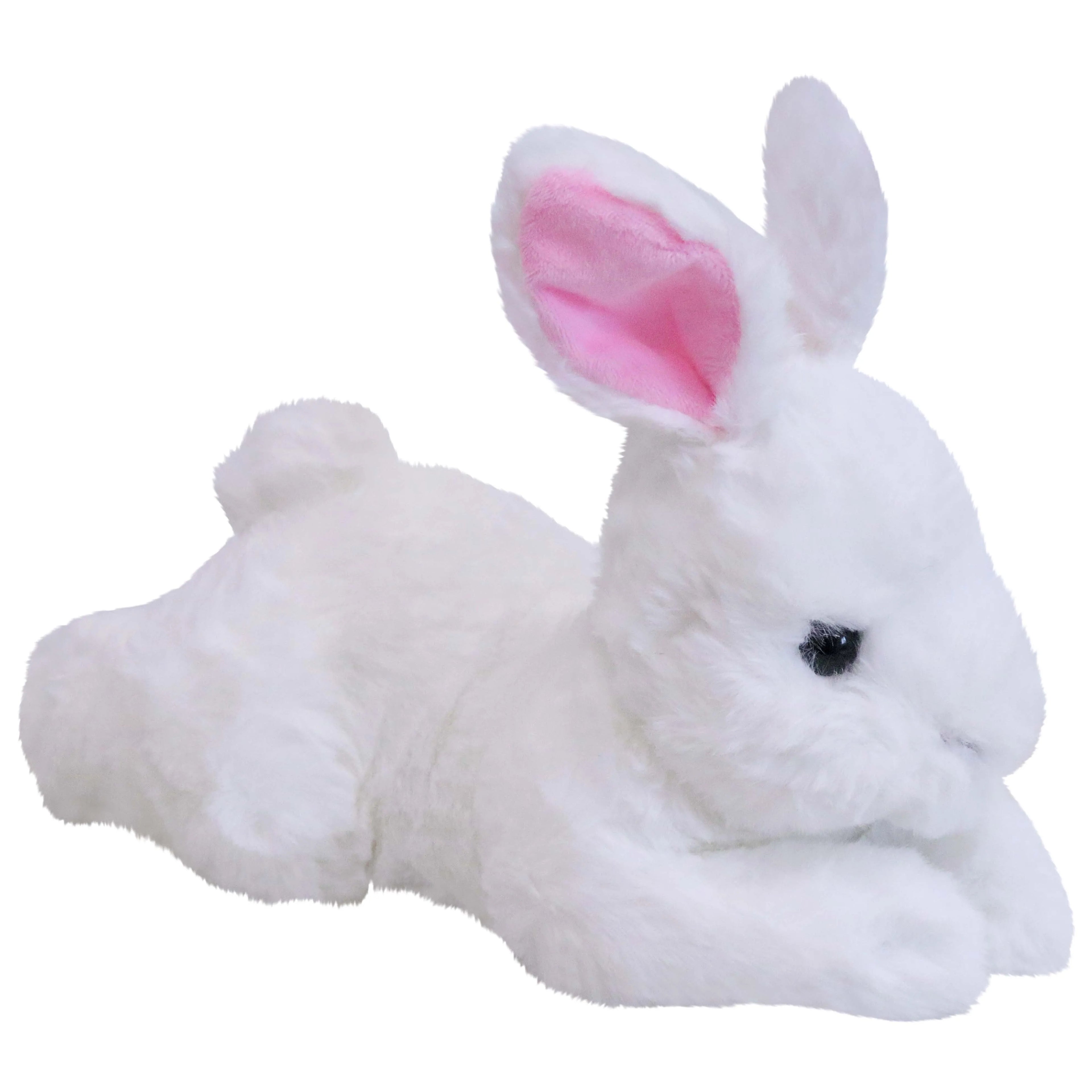 Plush Belly Bunny - White soft plush toy by LaVida Trading