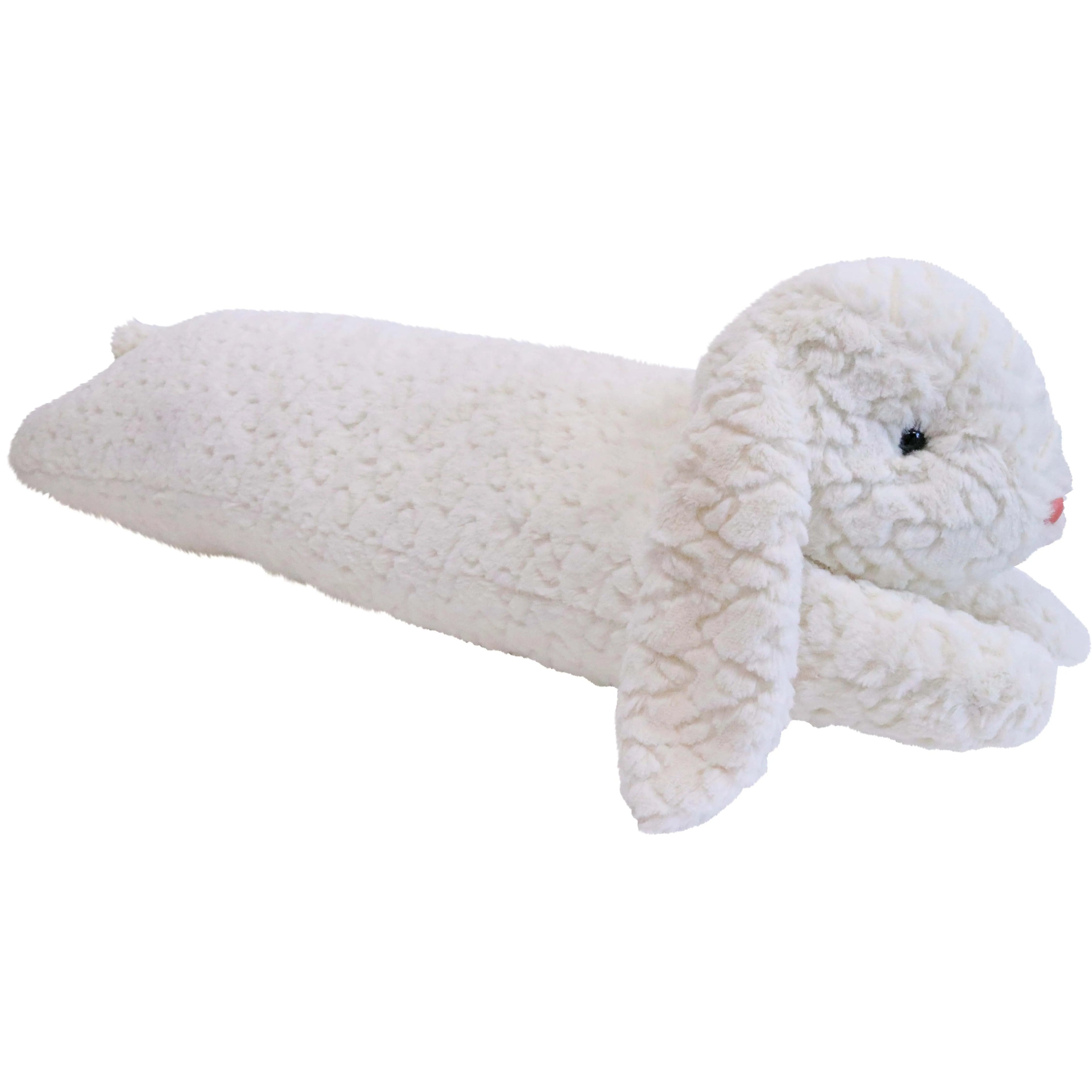 Plush Bunny Pillow - White soft plush toy by LaVida Trading