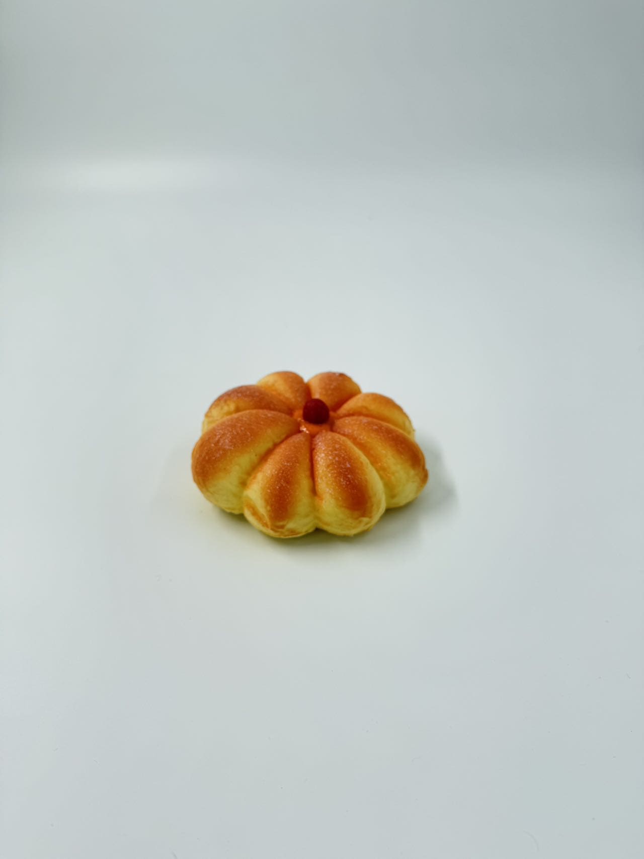 Pumpkin bread squishy toy
