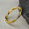 Roshan Twist Ring ladies jewellery by FAYA & CO