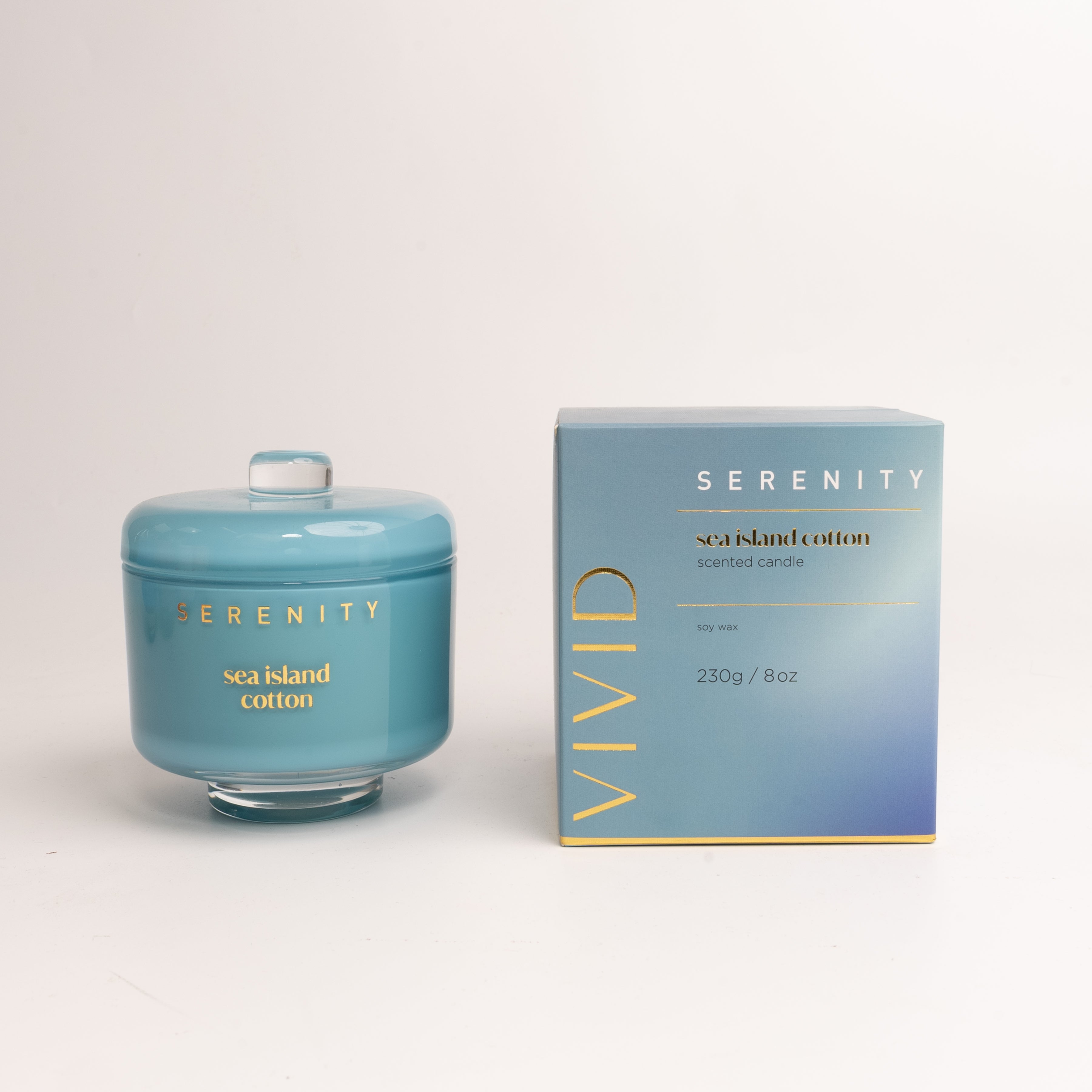 Sea Island Cotton 230g Candle scented candle by Home Fragrance Co